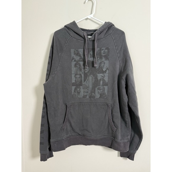 Taylor Swift Tops - Taylor Swift The Eras Tour Hoodie Gray Black Sz M Official Concert Merch Collage